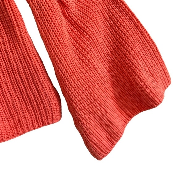 Free People Damsel Bell Sleeve Sweater Coral Sz XS - Picture 6 of 14